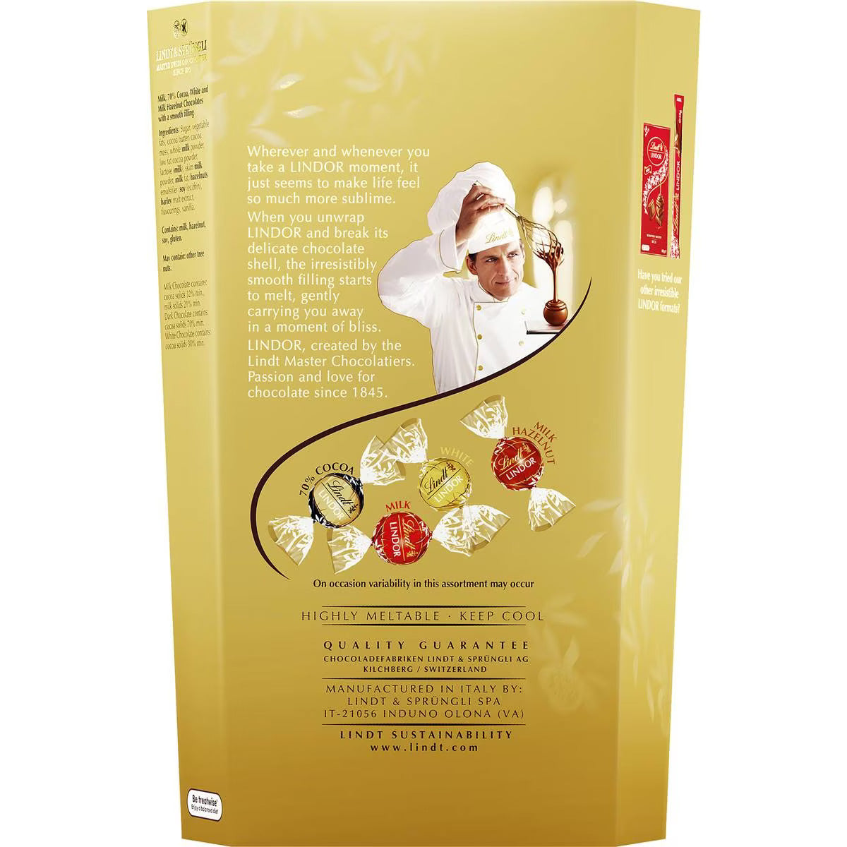 Lindt Lindor Assorted Chocolate ($12 to $27)