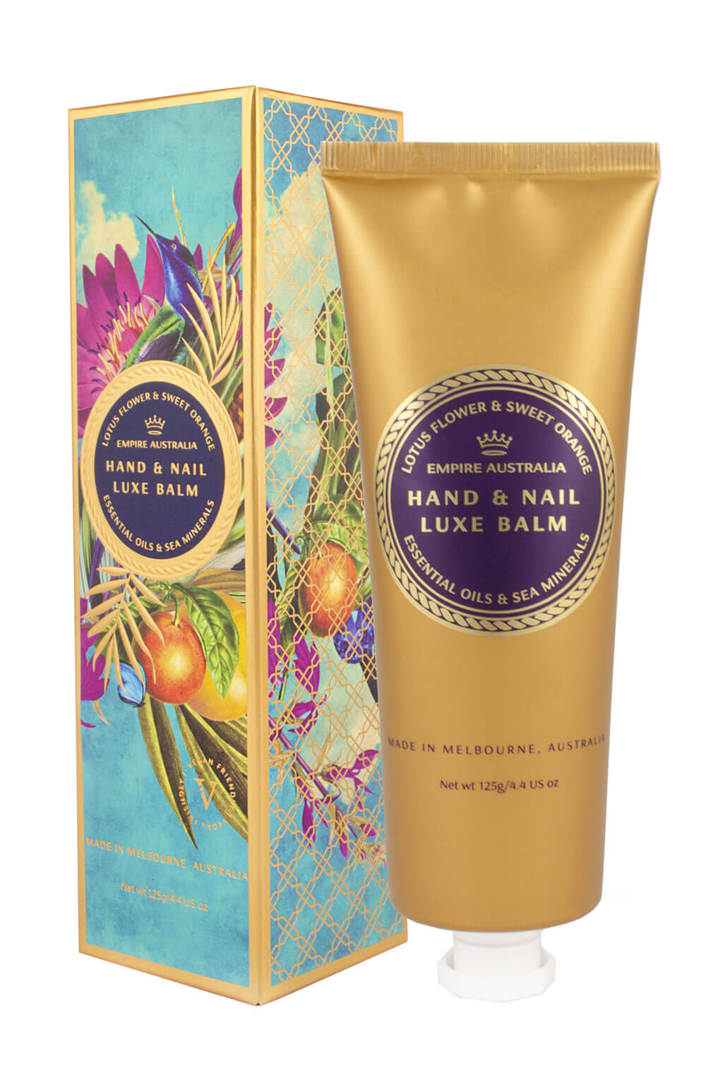 Lotus Flower & Sweet Orange Oil Hand & Nail Balm 125g