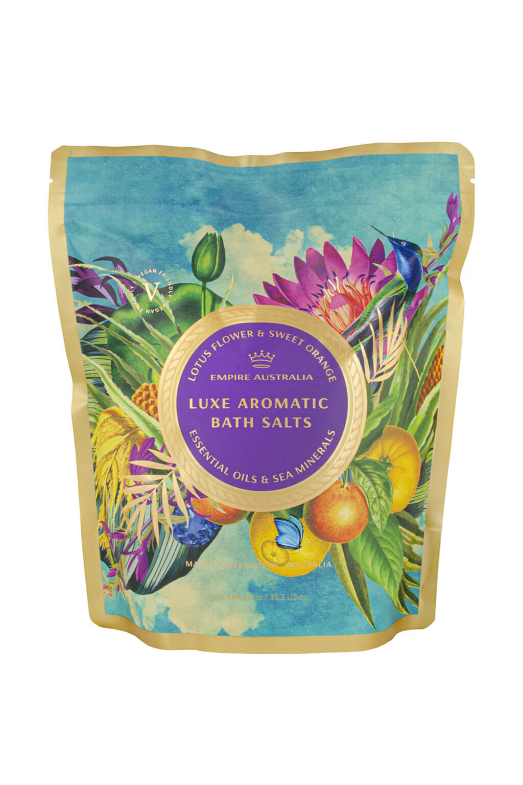 Lotus Flower & Sweet Orange Bath Salts 1 Kilo