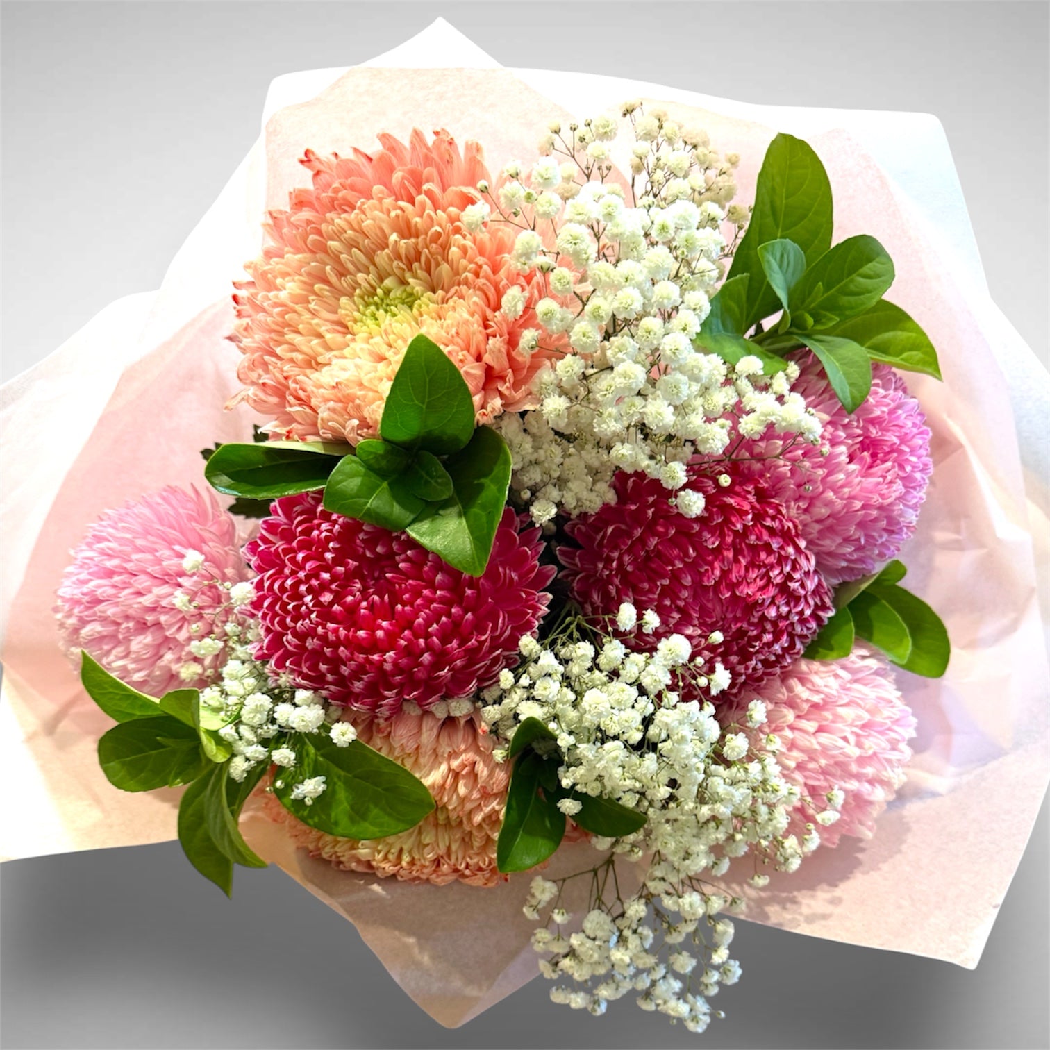 Disbud Mums Bouquet