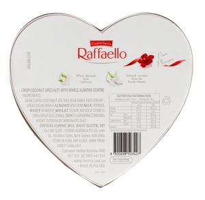Heart shape Raffaello Coconut & Almond Gift Box Ballotin 100g