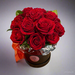 Rose Hatbox Arrangement